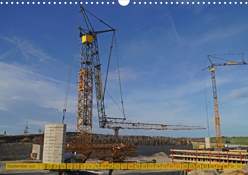 2025 A3 Montage eines Faltkranes