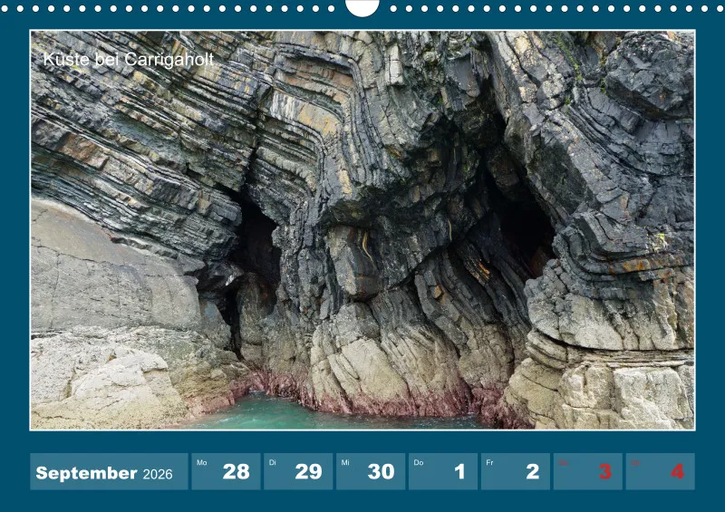 2026 A3 Wochenkalender Rundreise-Loop Head Halbinsel