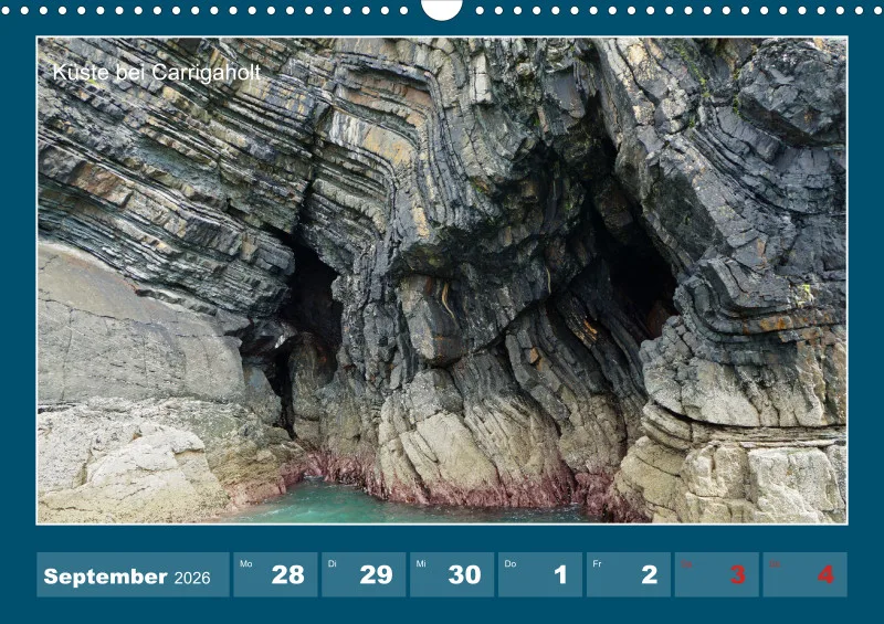 2026 A3 Wochenkalender Rundreise-Loop Head Halbinsel