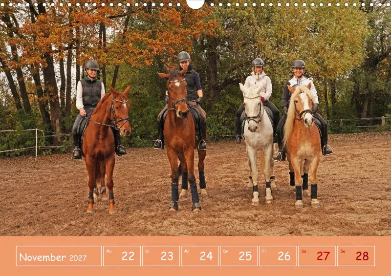 2027 A3 Faszination Reitsport - Wochenkalender
