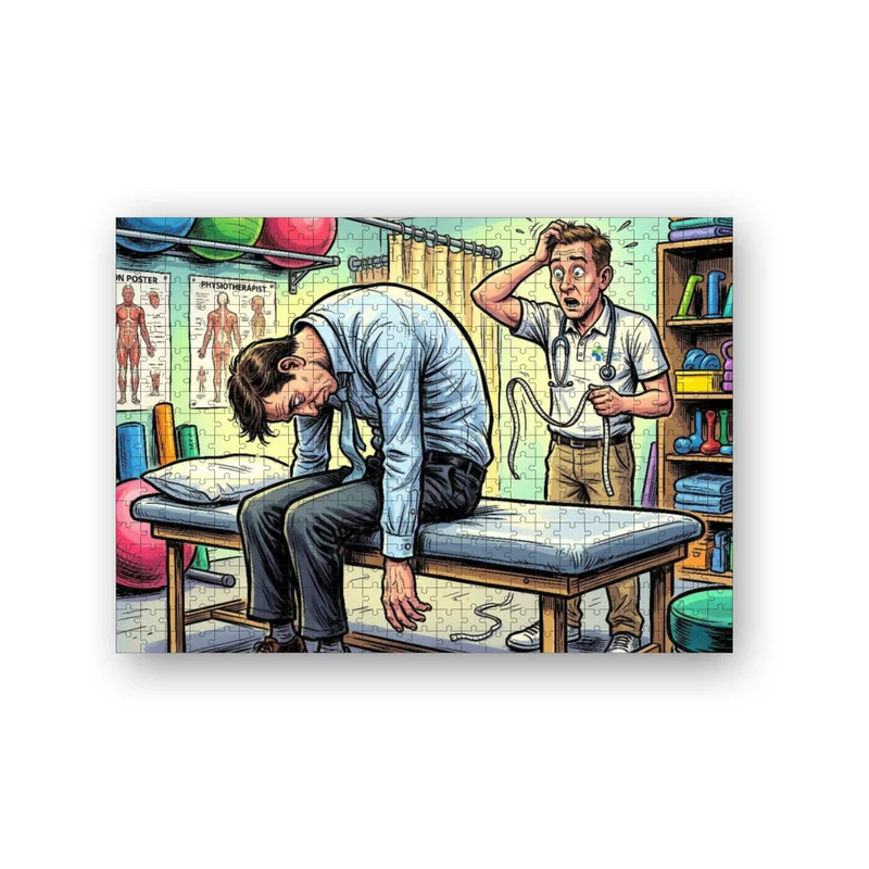 Puzzle 500 Teile Das wandelnde Fragezeichen