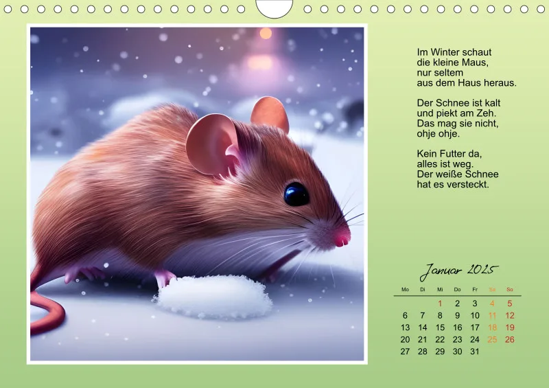 2025 A4 Der Maus Kalender