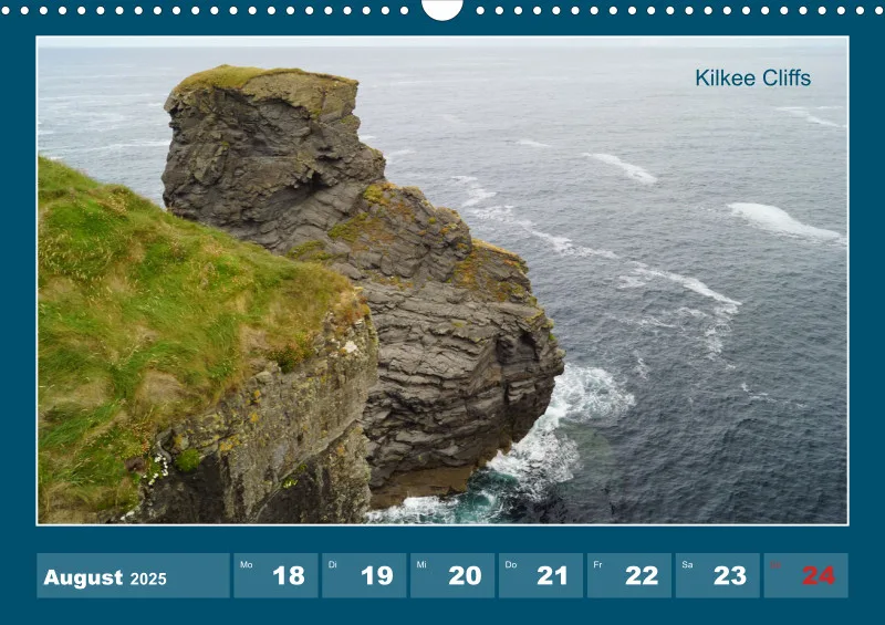 2025 A3 Wochenkalender Rundreise-Loop Head Halbinsel