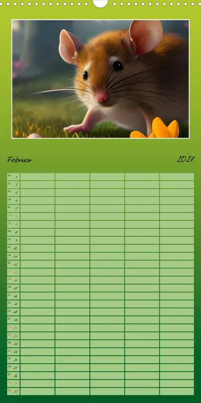 2027 Familienplaner Der Maus Kalender
