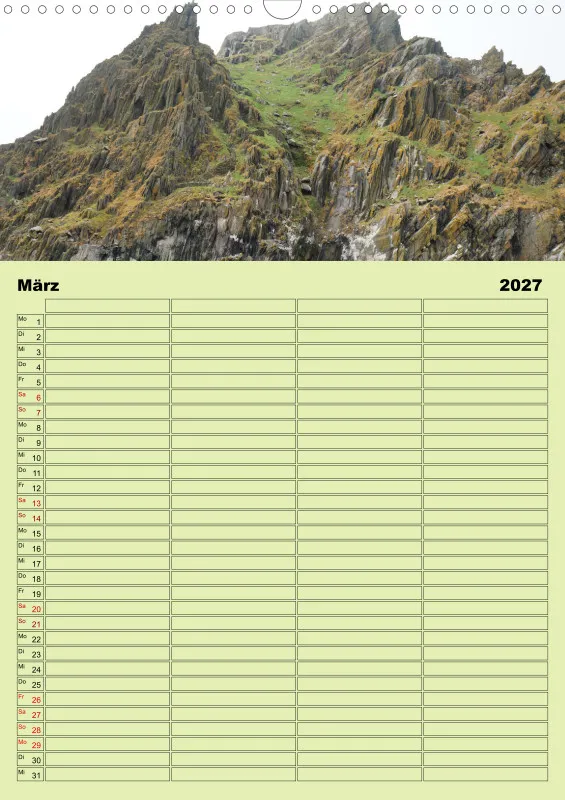 2027 A3 Planer Irische Landschaften - Rund um die grüne Insel
