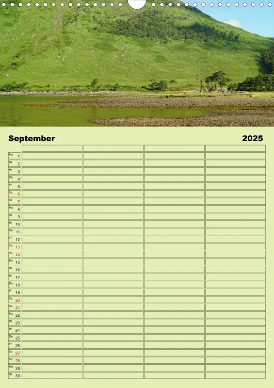 2025 A3 Planer Glen Etive-Hochland in Schottland