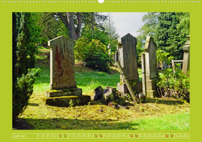 2027 A2 Ehrfürchtige Stille - Balgay Friedhof in Schottland