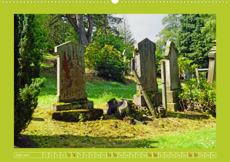 2027 A2 Ehrfürchtige Stille - Balgay Friedhof in Schottland