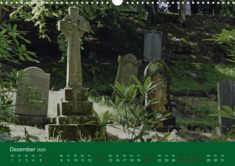 2025 A3 Ehrfürchtige Stille - Balgay Friedhof in Schottland (dunkel)