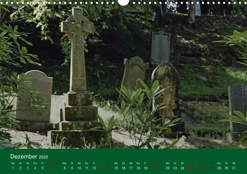 2025 A3 Ehrfürchtige Stille - Balgay Friedhof in Schottland (dunkel)