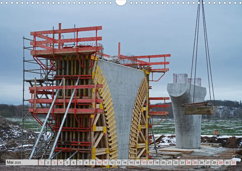 A3 2025 Vorlandbrücke im Bau