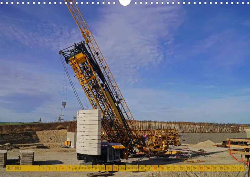 2026 A3 Montage eines Faltkranes