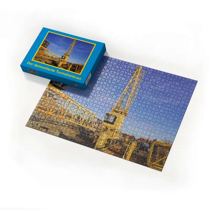 Puzzle 1000 Teile "Der demontierte Turmdrehkran"