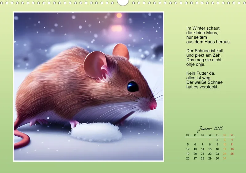 2026 A3 Der Maus Kalender