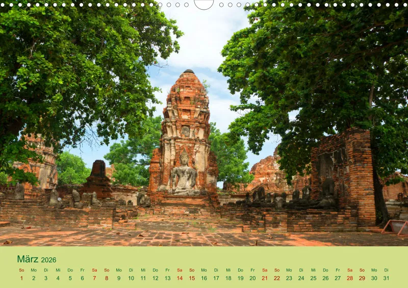 2026 A3 Wat Mahathat - Tempelanlage in Ayutthaya