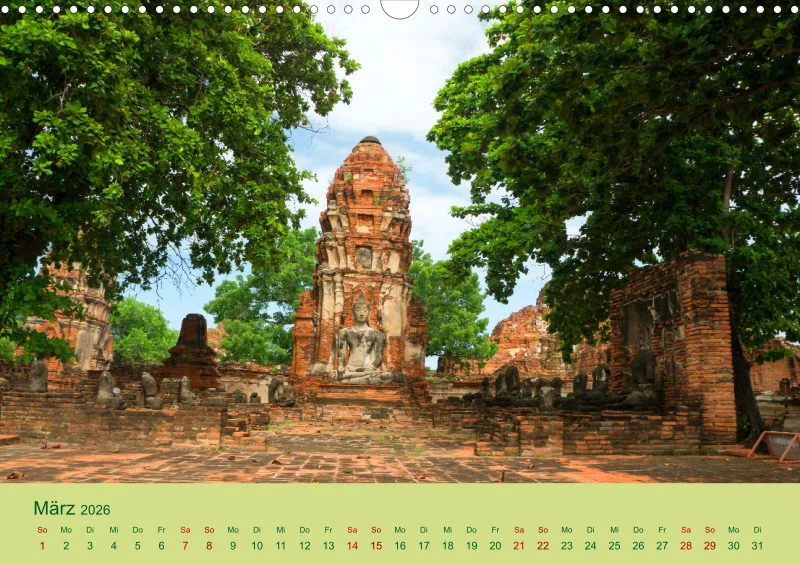 2026 A3 Wat Mahathat - Tempelanlage in Ayutthaya
