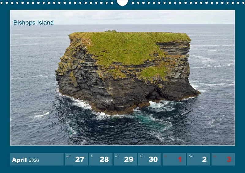 2026 A3 Wochenkalender Rundreise-Loop Head Halbinsel