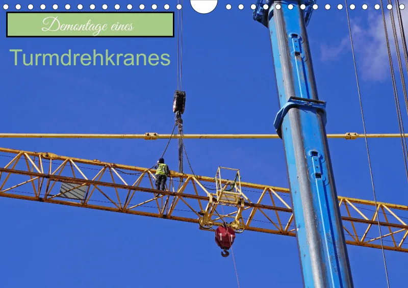 2026 A4 Demontage eines Turmdrehkranes