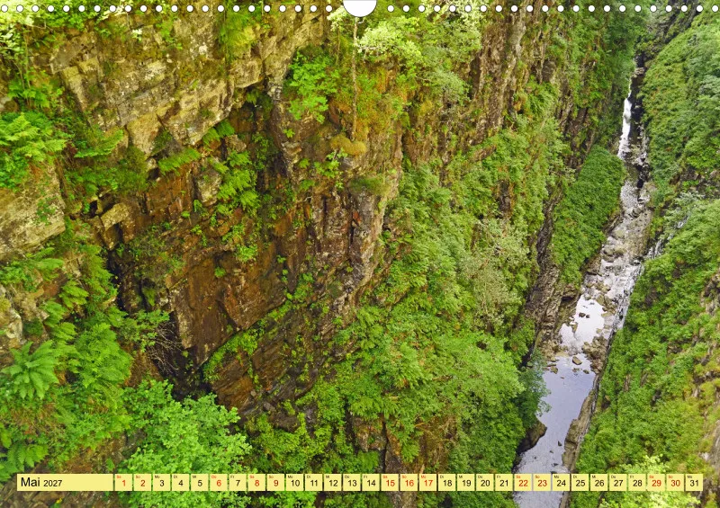 2027 A3 Farbzauber Natur -Grün