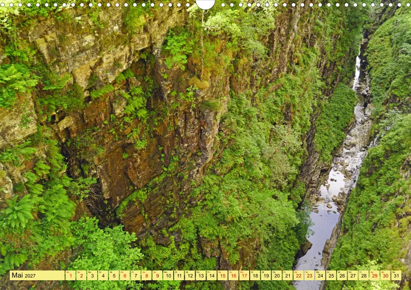 2027 A3 Farbzauber Natur -Grün