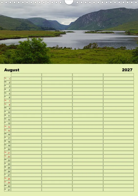 2027 A3 Planer Irische Landschaften - Rund um die grüne Insel