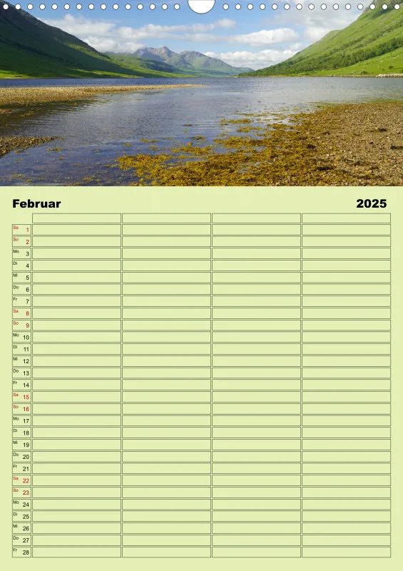 2025 A3 Planer Glen Etive-Hochland in Schottland