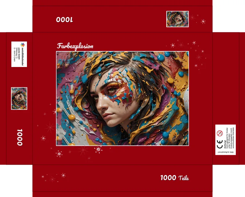 Puzzle 1000 Teile Farbexplosion