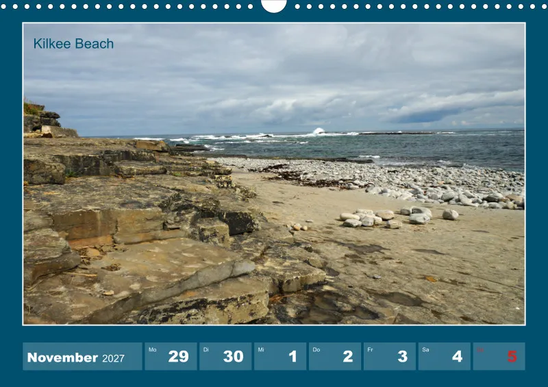 2027 A3 Wochenkalender Rundreise-Loop Head Halbinsel