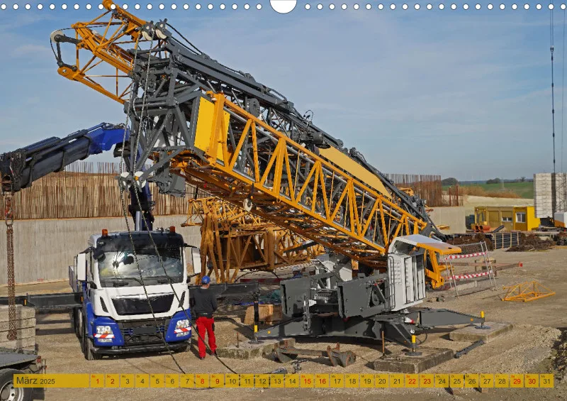 2025 A3 Montage eines Faltkranes