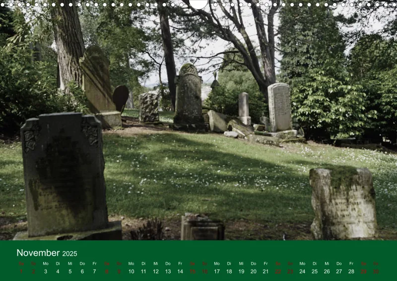 2025 A3 Ehrfürchtige Stille - Balgay Friedhof in Schottland (dunkel)