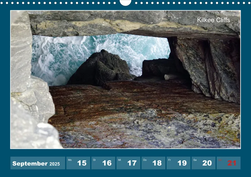 2025 A3 Wochenkalender Rundreise-Loop Head Halbinsel