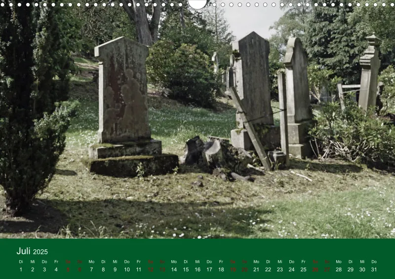 2025 A3 Ehrfürchtige Stille - Balgay Friedhof in Schottland (dunkel)