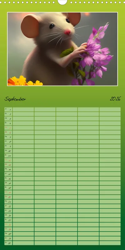 2026 Familienplaner Der Maus Kalender