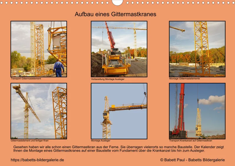 2026 A3 Aufbau eines Gittermastkranes