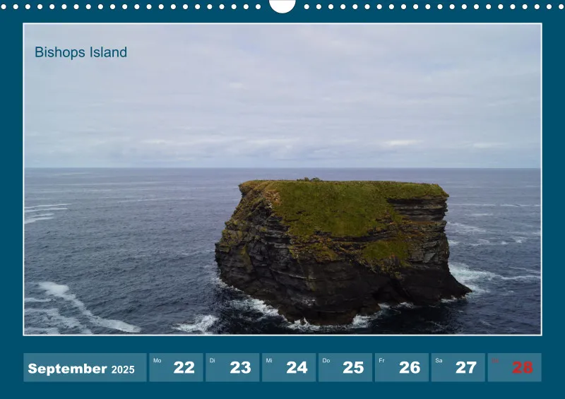 2025 A3 Wochenkalender Rundreise-Loop Head Halbinsel