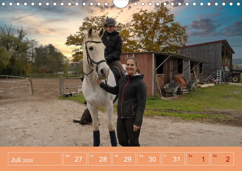 2026 A4 Faszination Reitsport - Wochenkalender