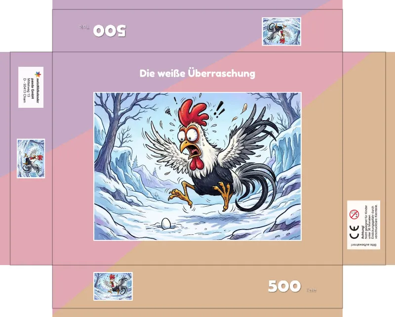 Puzzle 500 Teile Die weiße Überraschung