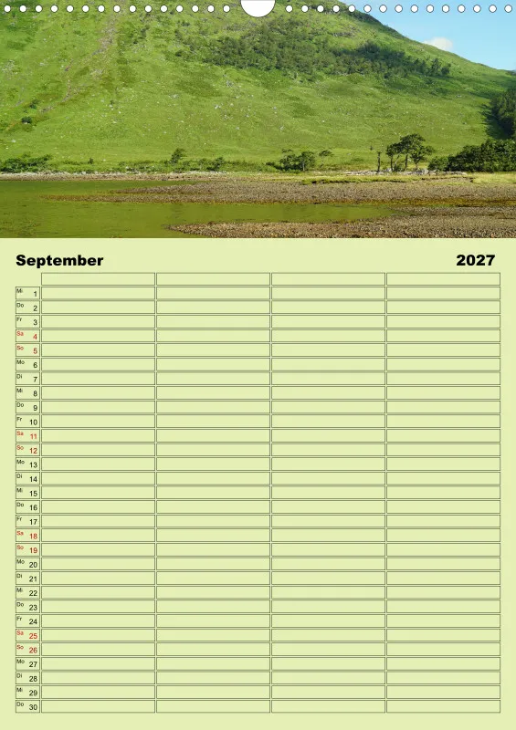 2027 A3 Planer Glen Etive-Hochland in Schottland