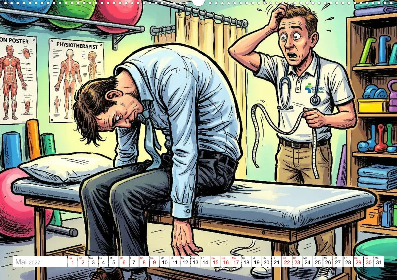 2027 A2 Zähne zusammenbeißen und Atmen! – Der ehrliche Physiotherapie-Kalender