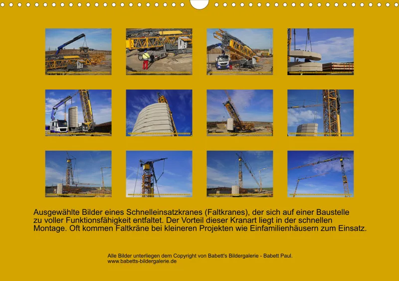 2026 A3 Montage eines Faltkranes