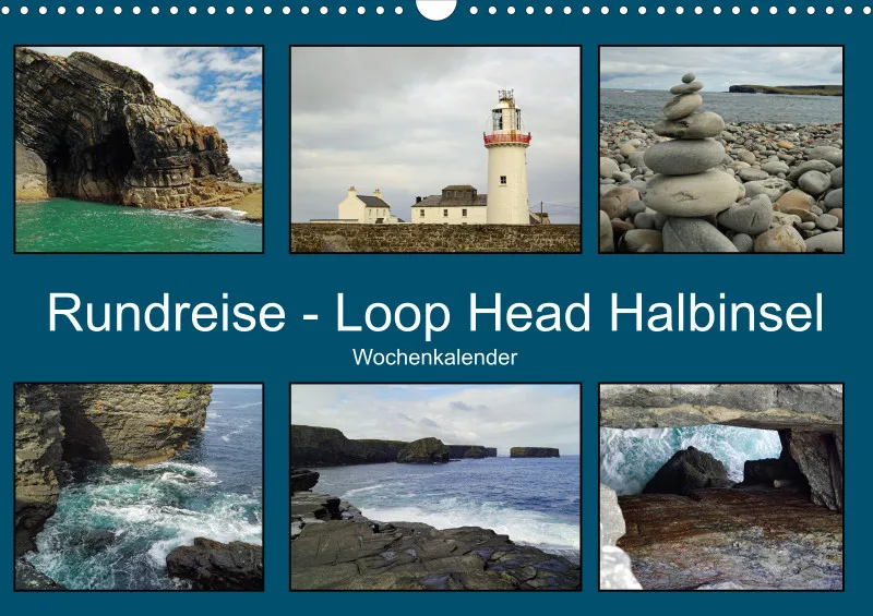 2026 A3 Wochenkalender Rundreise-Loop Head Halbinsel