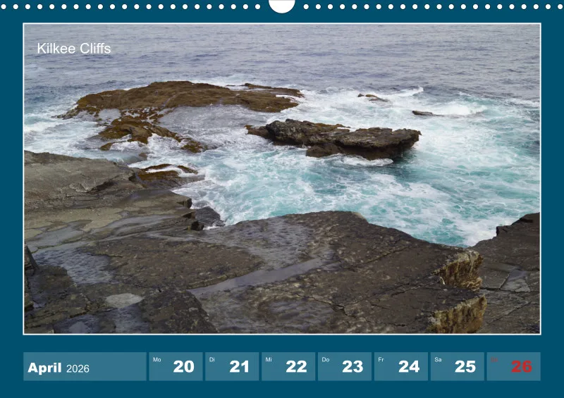 2026 A3 Wochenkalender Rundreise-Loop Head Halbinsel