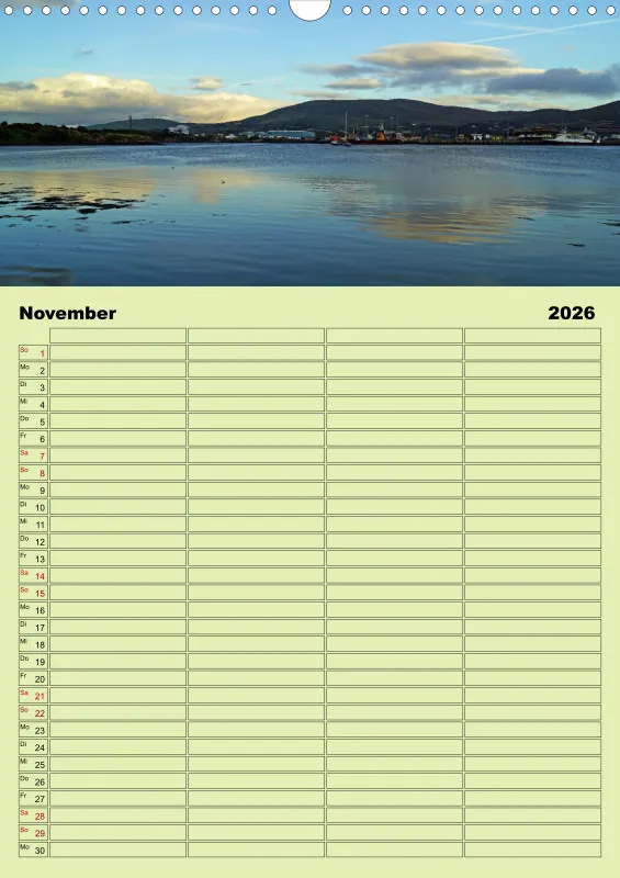 2026 A3 Planer Irische Landschaften - Rund um die grüne Insel