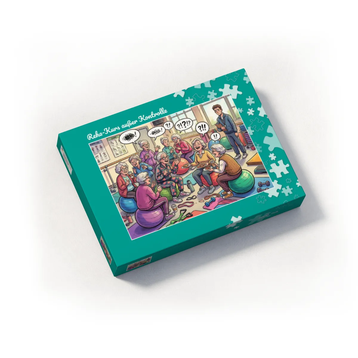 Puzzle 1000 Tele Reha-Kurs außer Kontrolle