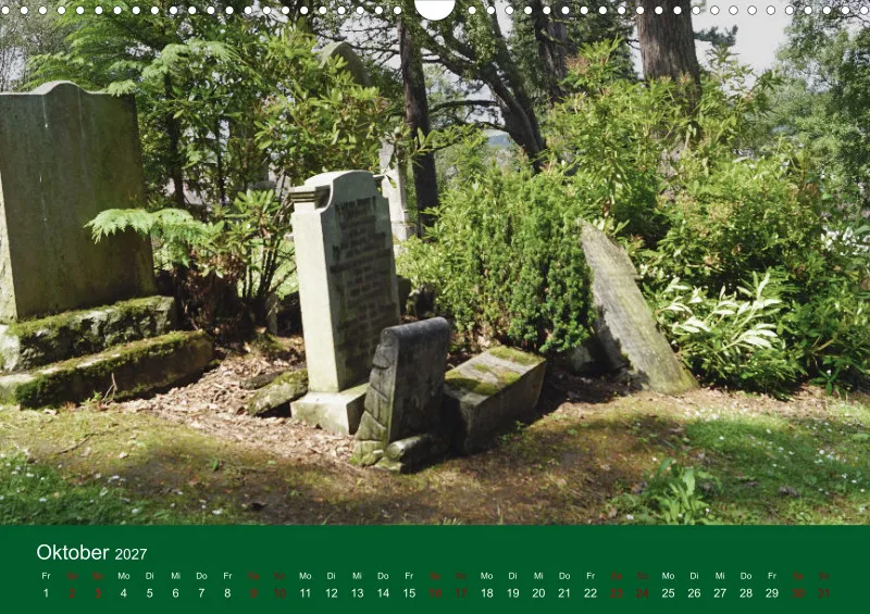 2027 A3 Ehrfürchtige Stille - Balgay Friedhof in Schottland (dunkel)
