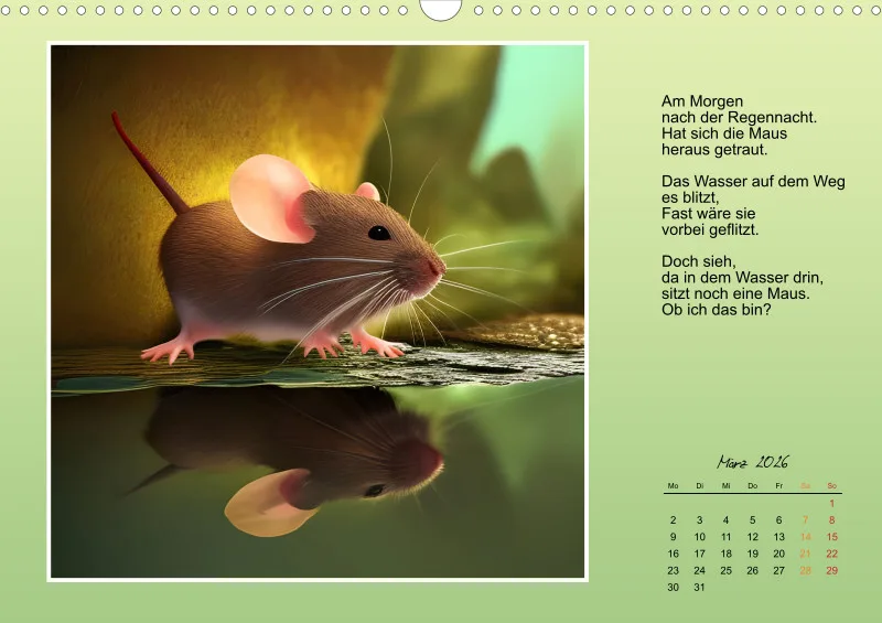 2026 A3 Der Maus Kalender
