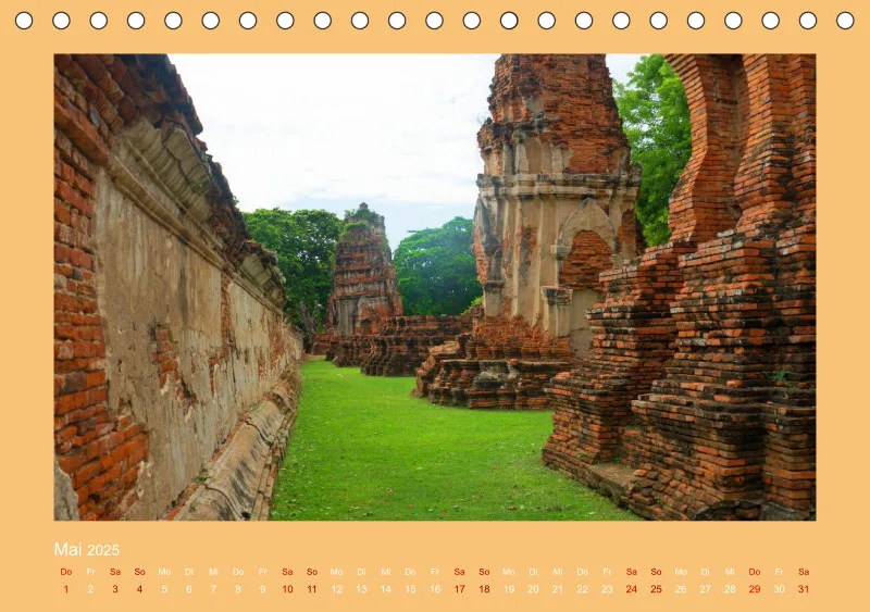2025 A5 Wat Mahathat - Tempelanlage in Ayutthaya