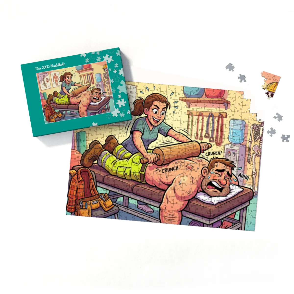 Puzzle 500 Teile Das XXL-Nudelholz
