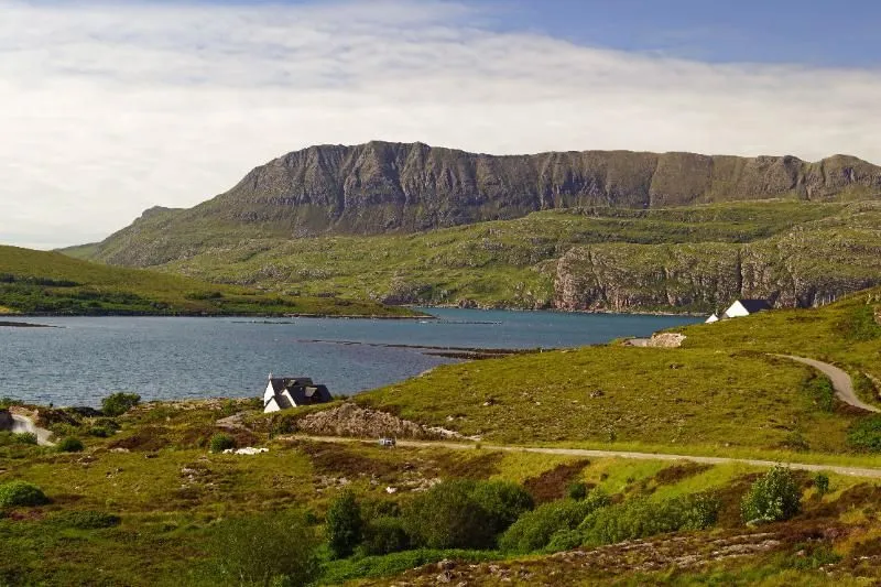 Schottische Landschaft bei Lochinver