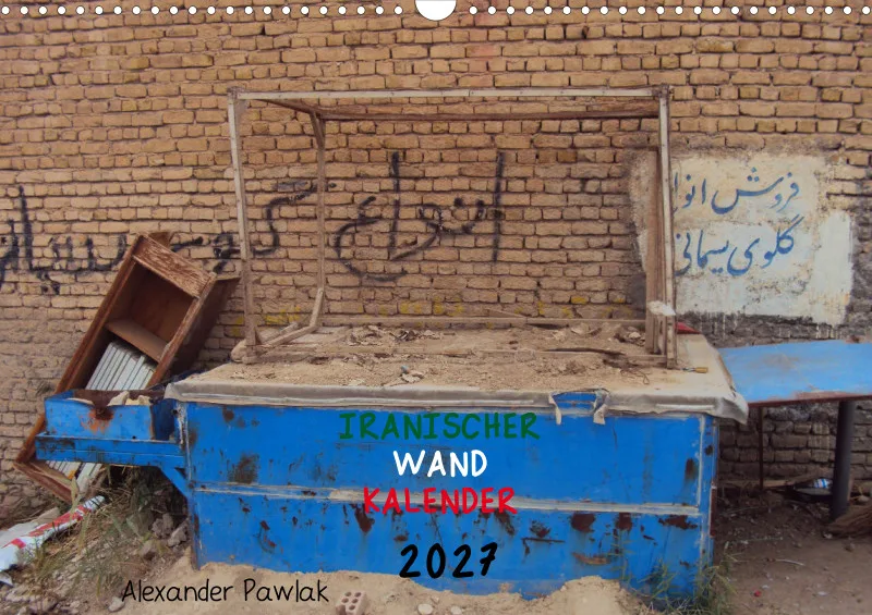 Iranischer Wandkalender 2027 A3